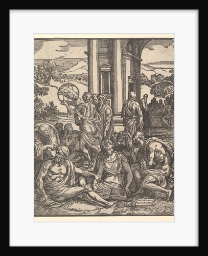 Frontispiece to 'Le sorti di Francesco Marcolini da Forli intitolato Giardino di Pensieri', 1540 by Giuseppe Porta