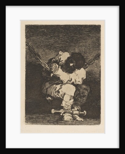 The custody is as barbarous as the crime, ca. 1815 by Francisco Goya