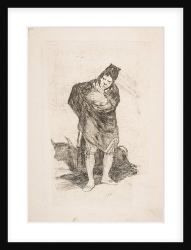 The cloaked man by Unknown