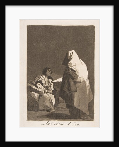 Plate 3 from 'Los Caprichos': Here comes the bogey-man, 1799 by Francisco Goya