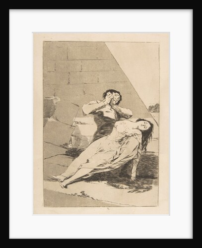 Plate 9 from 'Los Caprichos': Tantalus, 1799 by Francisco Goya