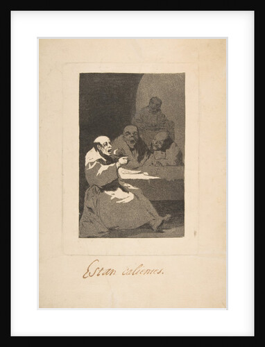 Plate 13 from 'Los Caprichos':They are Hot, 1797-98 by Francisco Goya