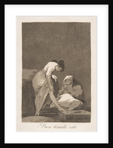 Plate 17 from 'Los Caprichos': It is nicely stretched, 1799 by Francisco Goya