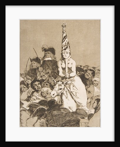 Plate 24 from 'Los Caprichos': Nothing could be done about It, 1799 by Francisco Goya