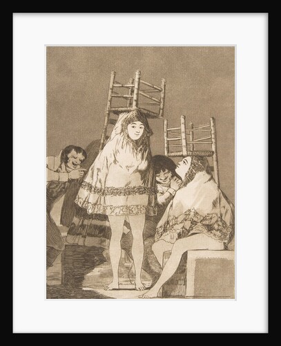 Plate 26 from ' Los Caprichos':They've already got a seat, 1799 by Francisco Goya