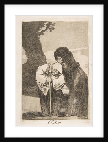 Plate 28 from 'Los Caprichos': Hush, 1799 by Francisco Goya
