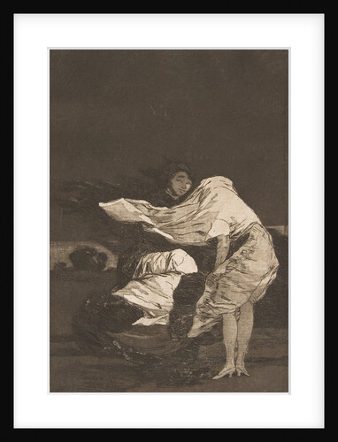 Plate 36 from 'Los Caprichos: A bad night, ca. 1797-98 by Francisco Goya