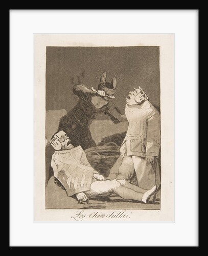 Plate 50 from 'Los Caprichos': The Chinchillas, 1799 by Francisco Goya