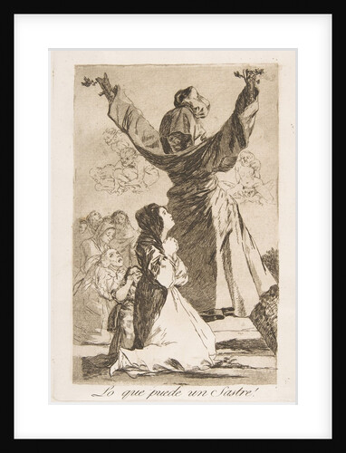 Plate 52 from 'Los Caprichos': What a tailor can do!, 1799 by Francisco Goya