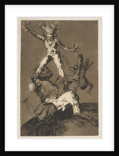Plate 56 from 'Los Caprichos':To rise and to fall, 1799 by Francisco Goya