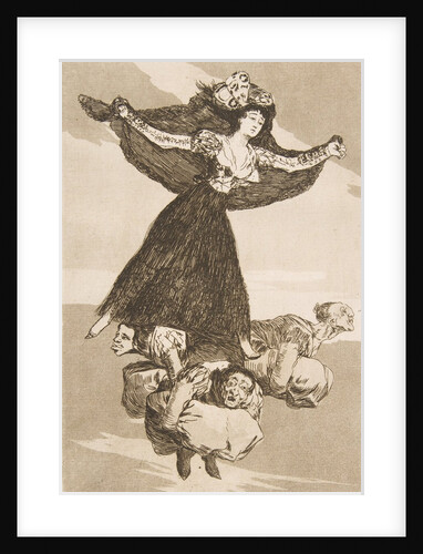 Plate 61 from 'Los Caprichos': They have flown, 1799 by Francisco Goya
