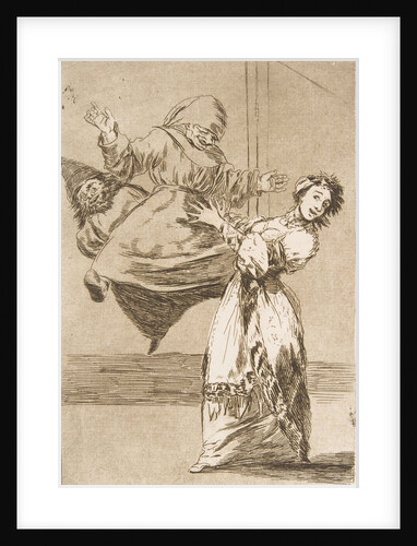 Plate 74 from 'Los Caprichos': Don't scream, stupid, 1799 by Francisco Goya