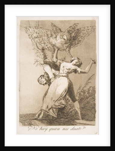 Plate 75 from 'Los Caprichos': Is there no one to untie us?, 1799 by Francisco Goya