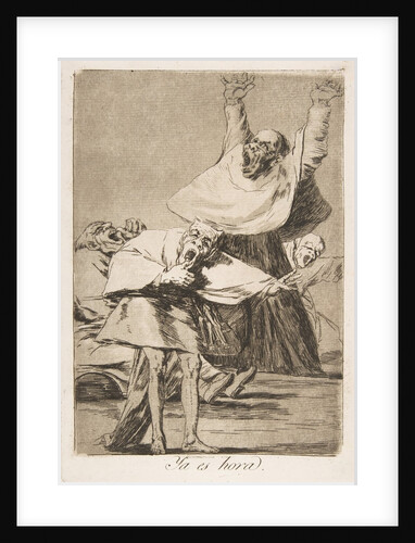 Plate 80 from 'Los Caprichos': It is time, 1799 by Francisco Goya