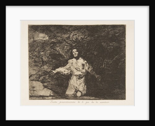 Plate1 from 'The Disasters of War': Sad …, ca. 1815 by Francisco Goya