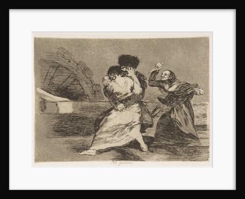 Plate 9 from 'The Disasters of War': 'They d…, 1810 by Francisco Goya