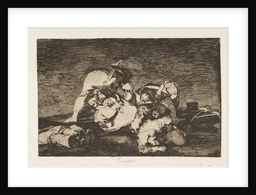 Plate10 from 'The Disasters of War': 'Nor [d…, 1810 by Francisco Goya