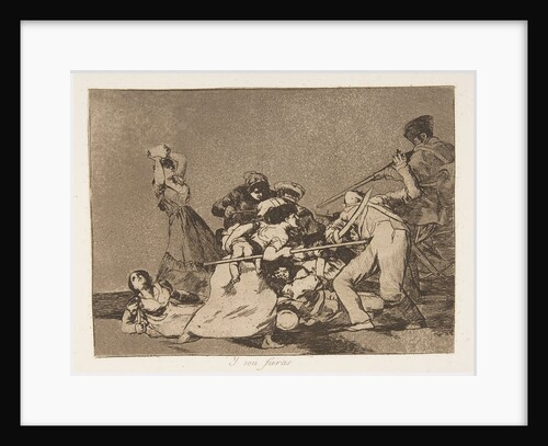 Plate 5 from 'The Disasters of War': 'And t…, 1810 by Francisco Goya