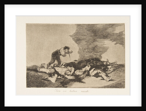 Plate 12 from 'The Disasters of War': 'This …, 1810 by Francisco Goya