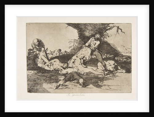 Plate 16 from 'The Disasters of War': 'T…, 1810 by Francisco Goya