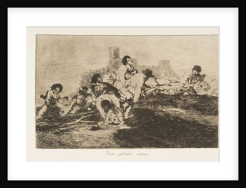 Plate 24 from 'The Disasters of War': 'They …, 1810 by Francisco Goya