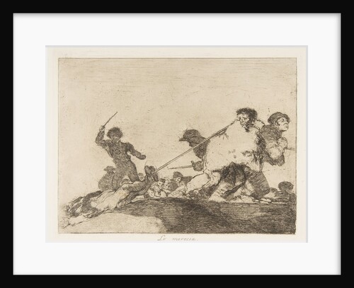 Plate 29 from 'The Disasters of War':: 'He …, 1810 by Francisco Goya