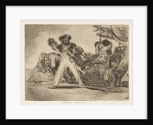 Plate 31 from 'The Disasters of War': 'That'…, 1810 by Francisco Goya