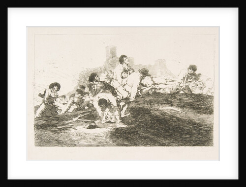 Plate 24 from 'The Disasters of War':' They can still be of u…, 1810 by Francisco Goya