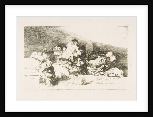 Plate 25 from 'The Disasters of War': 'These too. by Francisco Goya
