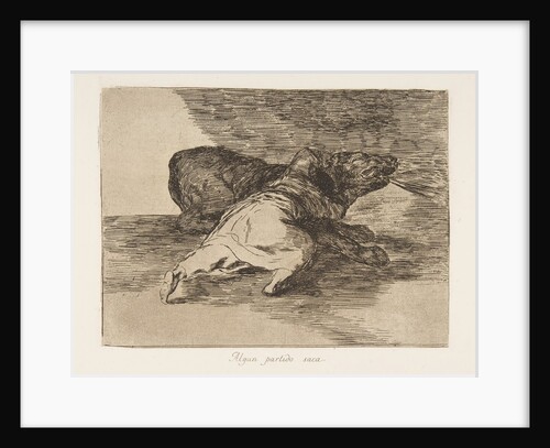 Plate 40 from 'The Disasters of War': 'He ge…, 1810 by Francisco Goya
