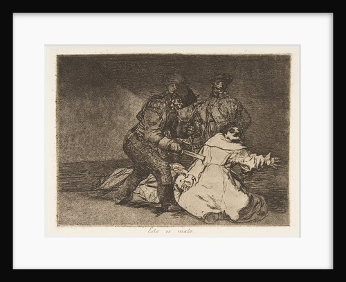 Plate 46 from 'The Disasters of War': 'This …, 1810 by Francisco Goya
