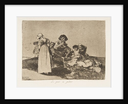 Plate 55 from 'The Disasters of War': 'Th…, 1811-12 by Francisco Goya