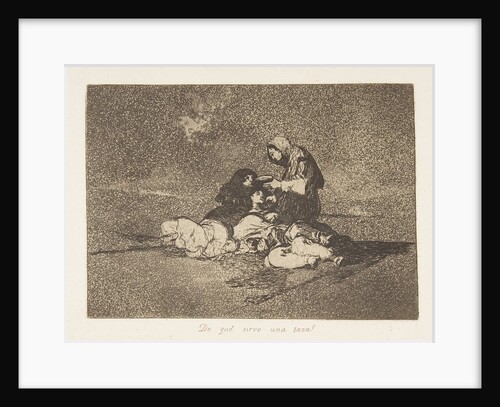 Plate 59 from 'The Disasters of War': 'Wh…, 1811-12 by Francisco Goya