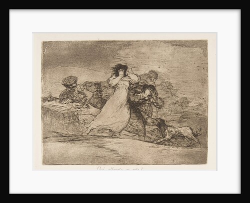 Plate 65 from 'The Disasters of War' by Francisco Goya