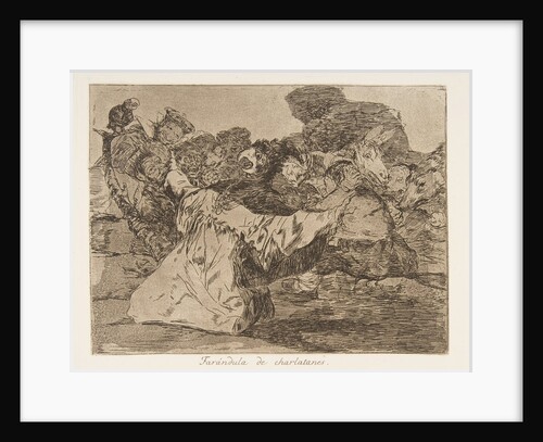Plate 75 from 'The Disasters of War' by Francisco Goya