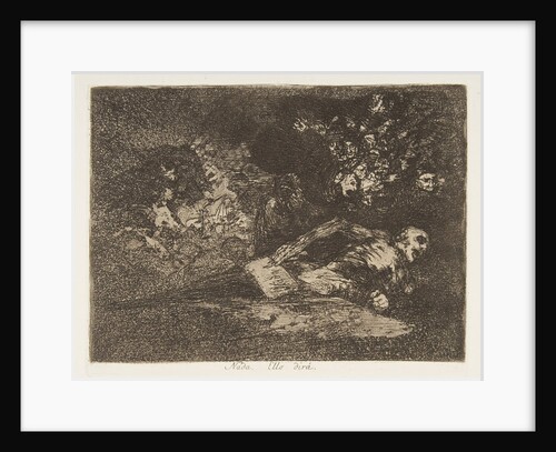 Plate 69 from 'The Disasters of War' by Francisco Goya