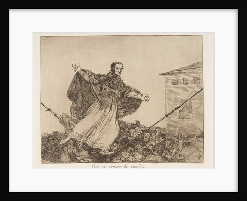 Plate 77 from 'The Disasters of War' by Francisco Goya