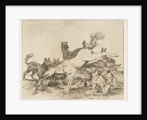 Plate 78 from 'The Disasters of War' by Francisco Goya