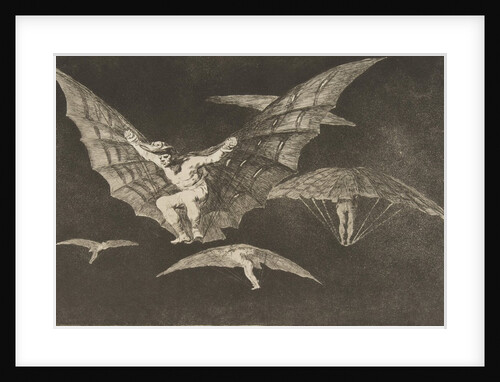 Plate 13 from the 'Disparates': A Way of Flying, ca. 1816-23 by Francisco Goya