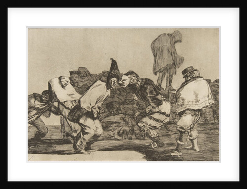 Plate 14 from the 'Disparates': Carnival Folly, ca. 1816-23 by Francisco Goya