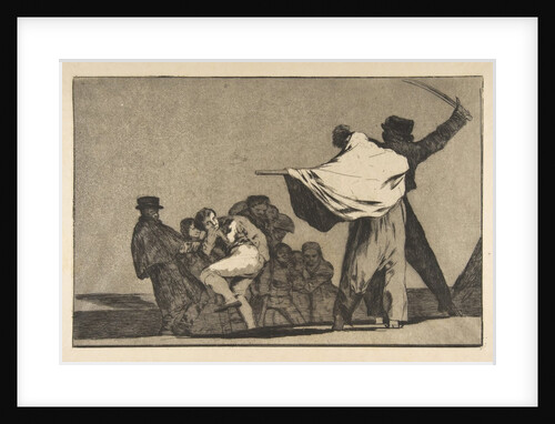 Plate A from the 'Disparates':Well-Known Folly, ca. 1816-23 by Francisco Goya