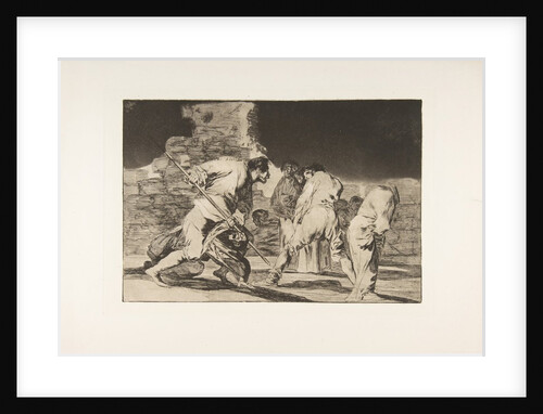 Plate 6 from the 'Disparates': It is amazing-and we were made by God, ca. 1816-23 by Francisco Goya