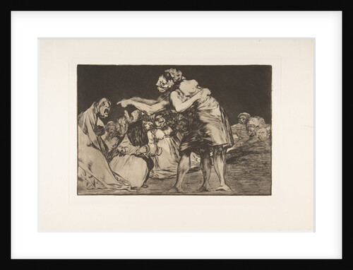 Plate 7 from the 'Disparates': Disorderly Folly, ca. 1816-23 by Francisco Goya