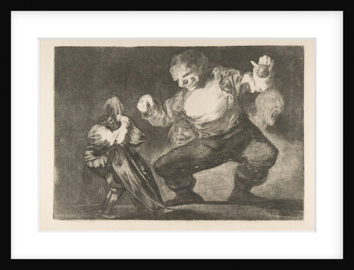Plate 4 from the 'Disparates': Simpleton, ca. 1816-23 by Francisco Goya