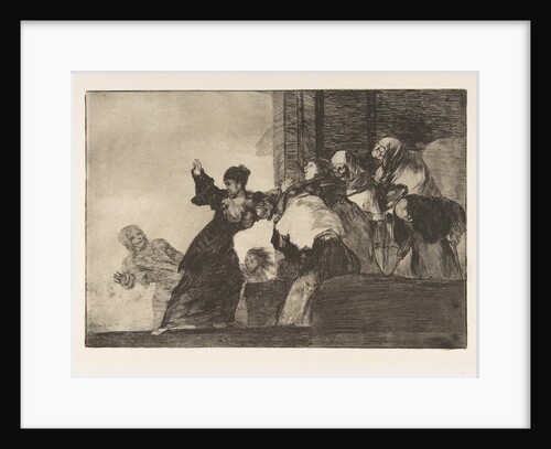 Plate 11 from the 'Disparates': Poor Folly, ca. 1816-23 by Francisco Goya