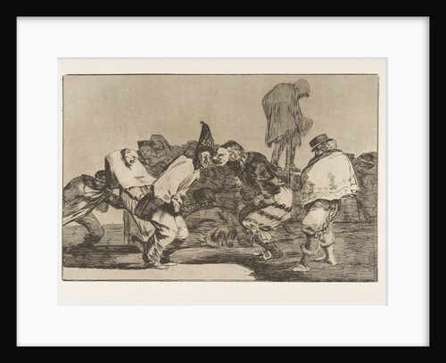Plate 14 from the 'Disparates': Carnival Folly, ca. 1816-23 by Francisco Goya