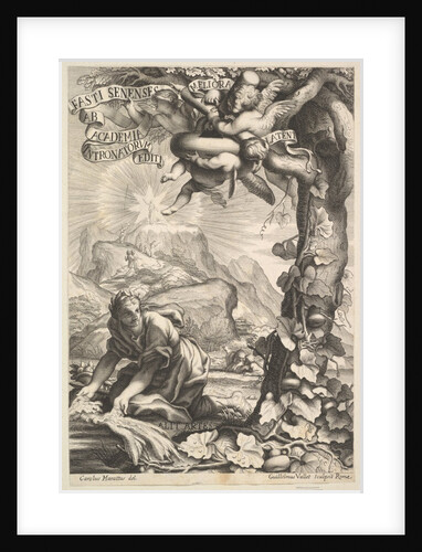 Frontispiece of Fasti Senenses, 1645-1704 by Guillaume Vallet