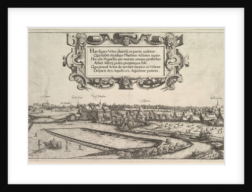 View of Nuremberg from the West, 1552 by Hans Sebald Lautensack