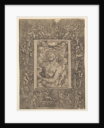 Ecce Homo with Ornamental Border showing the Triumph of Bacchus, 1511 by Hans Baldung