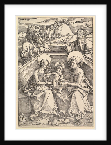 The Holy Family with St. Anna and St. Joachim by Hans Baldung
